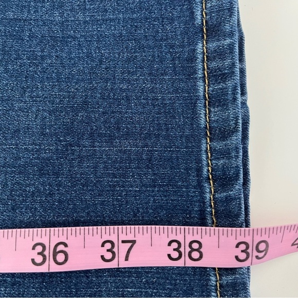 Carhartt Blue Slim Fit Bootcut Denim Jeans - Picture 14 of 16